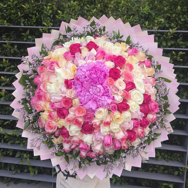 Rainbow Kissed Roses