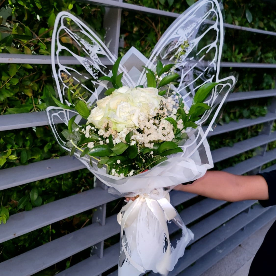 Snow Butterfly roses